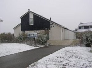 Het huisje in de sneeuw
